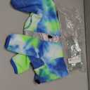 Dog Coat, Tie Dye - Blue Polar Fleece Jumpsuit for Small Medium Dogs, Winter Jacket, Reflective Onesies, Full Body Vest, Four-Legged Warm Clothes