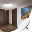 NCBCNB E27 UFO Garage Light Bulbs 260W Equivalent Efficient 40W 7Inch 3000LM, LED Light Bulbs, 6500K Daylight White Light E27/26 Standard Base, 50000 Hours Lifespan for Hallway Bedroom Home Garage