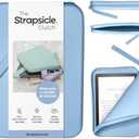 Strapsicle Silicone Clutch for Kindle & E-Readers – Multi-Purpose Bag for Phone, Wallet & Keys – Fits 6.8″–7″ Paperwhite 2024, 6″ Kindles, Kobos, Nook – Anti-Dust Coating - Bondi Blue