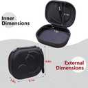 LTGEM Case Compatible with JBL Tune 770NC / 510BT / 720BT / 520BT / 520C / 670NC, for JBL Live 770NC / 670NC / 680NC / 780NC Headphones, Black