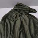 VZQI Hooded Cape for Kids Renaissance Cloak Boys Medieval Halloween Witch Costume Wizard Open-Front Cape (Medium, Green)