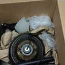 Floor Lamps for Living Room, 70" Floor Lamp Standing Torchiere Lamp with Etched Glass Shade, Metal Pole & Heavy Base, Vintage Tall Corner Lamp Decor for Bedroom, Living Room, Office. No Bulbs (2 Head)