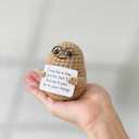 3 x Inspirational Crochet Potato Funny Gifts with Positive Words for Friends Women, Emotional Support Potato, Uplifting College Graduation Gifts, Parties, Christmas Decoration