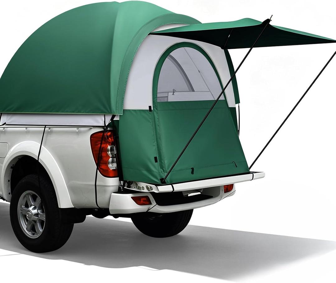 Truck Bed Tent for Camping, PU3000mm Waterproof for 5.5-6ft Pickup Tent, Large