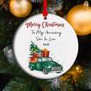 Son in Law Christmas Ornament 2025, Xmas Gift for Son-in-Law, Newlywed Gift (C2)