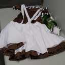 fun shack Girls Oompa Loompa Costume Kids Chocolate Factory Worker Dress Outfit Small
