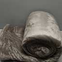 WARMDERN Queen Size Velvet Comforter Duvet Insert - 100% Milk Velvet Bedding Comforters with Wave Textured Pattern, Ultra Soft Lightweight Warm Bedding Comforter, Khaki, 90x90