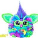 Furby Galaxy Edition, Glow in The Dark, 15 Fashion Accessories, Interactive Plush Toys for 6 Year Old Girls & Boys & Up, Voice Activated Animatronic