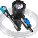 75260 Coolant Refiller Kit Fits All Cone Adapter Coolant Fill Kit with Air Lock Preventer for Vacuum Leak Tester