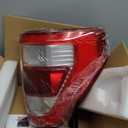 LED Passenger Side Tail Light Compatible with 2021 2022 2023 Ford F150 F-150 W/Blind Spot (Module Not Included) Right Tail Lamp Replace ML3Z13404D (red)