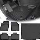 for Ford Edge & Edge ST Floor Mats 2015-2025 All Weather Floor Anti-Slip TPE Mats Cargo Liner Custom Car Mats Accessories 2015-2025