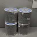 4 Packs HP102 True HEPA Replacement Filter Compatible with Shark Air Cleaner Purifier HP100, HP102 and 3-in-1 Models HC450, HC451, HC452, HC455, Compares to Part # HE1FKBAS and HE1FKPET