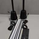 Keepsmile Smart RGB LED Corner Floor Lamp,Bright Tall Standing Lamps with APP and Remote,Modern Floor Lamp with Music Sync and 16 Million Colors, Ambient Lighting for Living Room Matte Black 2 Pack