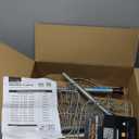 HAMITOR Corner Shower Caddy Tension Pole: 4-Tier Rust-Resistant Adjustable Bathroom Organizer Shelves - 47-121 Inch No-Drill Quick Installation - Space-Saving Storage for Renters Family - Silver Gray