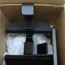 2 in 1 Fireplace Garland and Stocking Hangers for Mantel Heavy Duty Christmas Stocking Holders for Mantle Metal Garland Hooks Xmas Holiday Decoration (Black, Pack of 3)