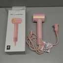 Hair Dryer, High-Speed Ionic Low Noise Blow Dryer with Brushless Motor for Fast Drying, Thermo-Control Quiet Compact Hair Blow Dryer, Hairdryer with 1 Nozzle Attachments for Home Salon Travel