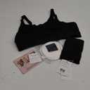 Momcozy Pumping Bra, Pumping Bra Hands Free All Day Wear Pumping & Nursing Bra in One Holding Breast Pump for Spectra, Medela (Large, Black-2pk)