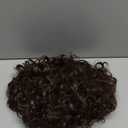 Baruisi Short Curly Brown Wigs for Women Natural Looking Synthetic Brown Cosplay Hair Wig