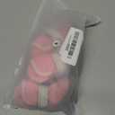 QUMY 4PCS Dog Shoes for Small Dogs, Hot Pavement Summer Puppy Dog Boots & Paw Protectors with Soft Anti-Slip Rubber Sole, Mesh Breathable Dog Booties for Hardfloors, Walking Running,Pink, size 4: 1.89"x1.51"(L*W)