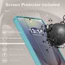 YENAPOON for Samsung Galaxy S26 Ultra Case, Matte Magnetic Phone Cover [with 1 Screen Protector] [Support for MagSafe] [Shockproof Military Grade Protection] Translucent Frosted Back, Light Blue