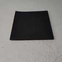 Small Parts 5NEO60-0500-12-12 Neoprene Sheet, 60A Durometer, Smooth Finish, No Backing, Black, 1/2" Thickness, 12" Width, 12" Length 1Pcs