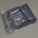 ChrisDowa Small Window Curtains for Kitchen and Bedroom - Grommet Short Thermal Insulated Room Darkening Curtains (2 Panels, Stone Blue, 34 x 36 Inch)