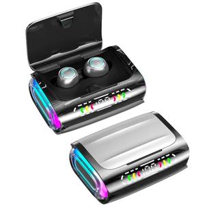 True Wireless Earbuds, 2024 Bluetooth Headphones 5.3 Earbuds, Waterproof Touch Control Ear Buds in-Ear Built-in Mic, with LED Power Display, IP7 Waterproof Earphones Sport Headset - Model 43