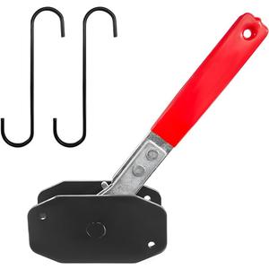 Brake Caliper Press Tool, 360 Adjustable Ratchet Piston Spreader Car Tools with Caliper Hangers, Durable Brake Caliper Tool Spreader for Car Brake Repair Installation (Red)
