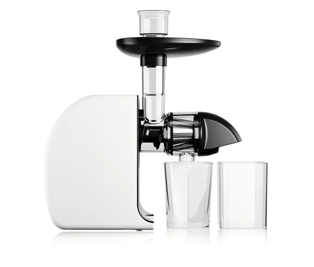 MegaWise Cold Press Slow Masticating Juicer – Quiet Motor, Soft & Hard Modes, Vegetable & Fruit Juice Extractor, Easy-to-Clean Design, High Juice Yield, Black