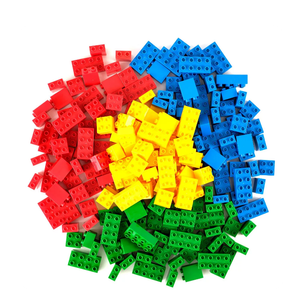 Best Blocks Big Blocks Set, Large Building Blocks for Ages 3 and Up, 100% Compatible with All Major Brands, Classic Colors, 204 Pieces