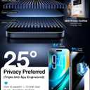 UltraGlass TOP 9H+ Armor for iPhone 16 Pro Max Privacy Screen Protector [NO.1 Military Grade Shatterproof] Privacy Screen iPhone 16 Pro Max Tempered Glass [100% Anti Spy & Longest Durable] 2 Pack