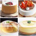 XZJMY 5Pack 5 Inch X 2 Inch Cake Pan, mini cake pan, round aluminum cake pan, used for family gatherings to bake mini cake pizza, quiche
