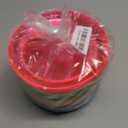 Party Essentials Hard Plastic 6-Inch Round Party/Dessert Plates, Assorted Neon, 80-Count