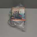 deAO Washing Machine Toy for Kids Dollhouse Furniture Pretend Play Household Appliance Realistic Sounds with Lights Laundry Play Set with Rotatable Roller for Children Birthday Present