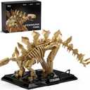 Nifeliz Stegosaurus Fossils Model Set, Dinosaur Skeleton Building Set with Display Base for Adults, Ideal Gift for Enthusiasts and Collectors (665 PCS, NF10353)