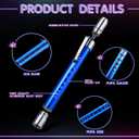 Tuanse 16 Pack Pen Light Nurse LED Penlight Pen Lights for Nurses Pupil Penlight with Pupil Gauge Reusable for Nurse Students Doctors Daily Use(Mixed Color)
