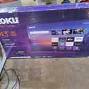 Roku Smart TV  43-Inch Select Series, 4K HDR TV  RokuTV with Enhanced Voice Remote  Flat Screen LED Television with Wi-Fi for Streaming Live Local News, Sports, Family Entertainment