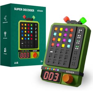GiiKER Super Decoder, 600-Level Code-Breaking Puzzle Game for 1-2 Players, Handheld Games for Kids and Adults, Birthday Gift for Boys and Girls, Travel Games for Road Trip