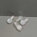 LEVERLOC Heavy Duty Suction Cup Shower Hooks 4 Pack, Damage-Free Shower Hangers for Inside Bathroom Wall, Powerful Vacuum Suction Towel Hooks, Loofah Holders, Easy to Install and Remove, White