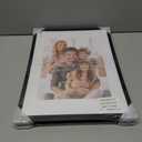 3 x Rempry 12x16 Picture Frame, Display Poster 9x12 with Mat or 12 x 16 Without Mat, Wall Gallery Photo Frames with Shatter Resistant Plexiglass, Black, 1 Pack