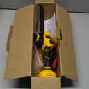 Mini Chainsaw Cordless for Dewalt 20V MAX Battery,8-Inch and 6-Inch 2-IN-1 Brushless Chainsaw with 750W Brushless Chain saw - 24.6FT/S Cutting, 4000RPM, for Wood Cutting(Battery Not Included) (Yellow)