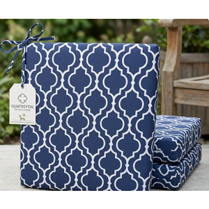4 Pcs Navy Blue Outdoor pIllow decoration 18.5x16x3 inch