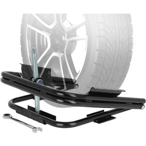 Light Trailer Tire Leveler with Ratchet Wrench, RV Camper Leveling System Fits Most 13", 14" and 15" Trailer Wheels, Easy Leveling Without Blocks or Ramps
