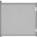 Veraste Retractable Baby Gate for Doorways and Stairs, Mesh Safety Gate for Pet, Indoor & Outdoor Use, One-Hand Operation, Easy Installation, 33.6" Tall, Expands to 55" Wide（Grey,33.6"x55"