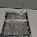 Versatile Metal Mesh Organizer Shelf, Stackable, for Standard Size School Lockers, Also for Gym and Work Lockers, or Even Kitchen Cabinets & Under Sink Organization (Black)