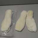 Knixmax Outdoor 2 Pairs Warm Cozy Lamb Wool Inserts for Crocs Clogs Flat Sheepskin Insoles for Women Men Replacement Garden Shoes Liners Fleece Fur Slipper Shoe Soles Size 5 / EU38