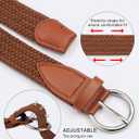 AWAYTR Girls Stretch Braided Belt - Kids Golf Softball Belt for Girls Aged 3-18 Years