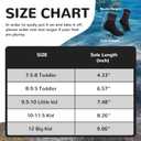 3mm Kids Water Socks for Beach, Swimming, Diving & Surfing