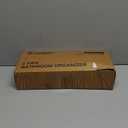 Forbena Bathroom Organizer Countertop, Counter Organizer for Bathroom Decor, Wooden Sink Shelf for Vanity Storage, Makeup Tray for Perfume Skincare Bedroom Kitchen Corner (2 Tier, White and Gold)