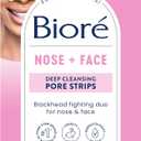 Biore Deep Cleansing Blackhead Remover Nose Strips and Face Pore Strips Combo, Pack of 11